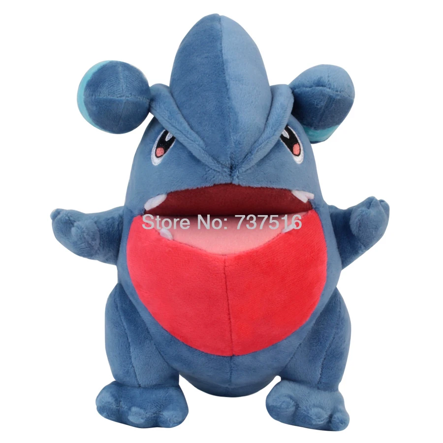 Новая игра Аниме темно-синий маленький плюшевый огромный рот куклы Игрушки