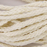 32 8feet soft braided cotton rope piping cord string multi use beige natural outdoor for sewing craft diy
