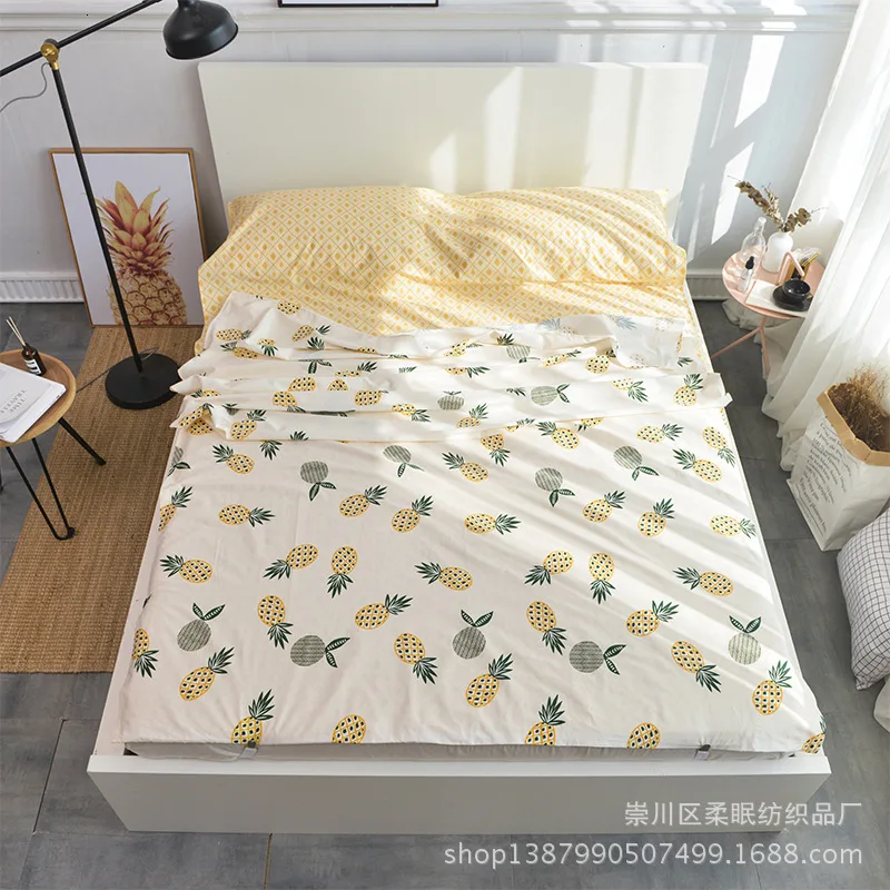 Портативный хлопковый спальный мешок для отеля улицы и путешествий студентов