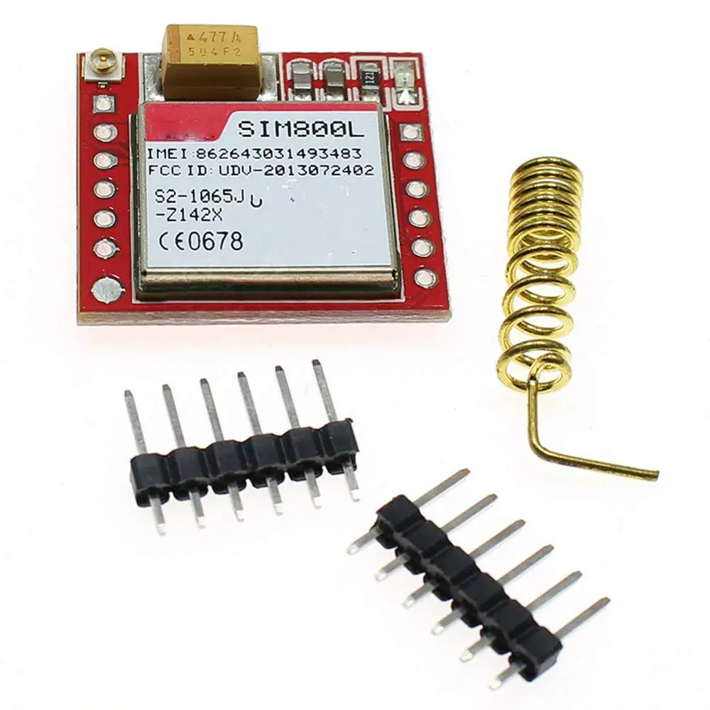 Мини самая маленькая карта модуля SIM800L GPRS GSM четырехдиапазонная Беспроводная