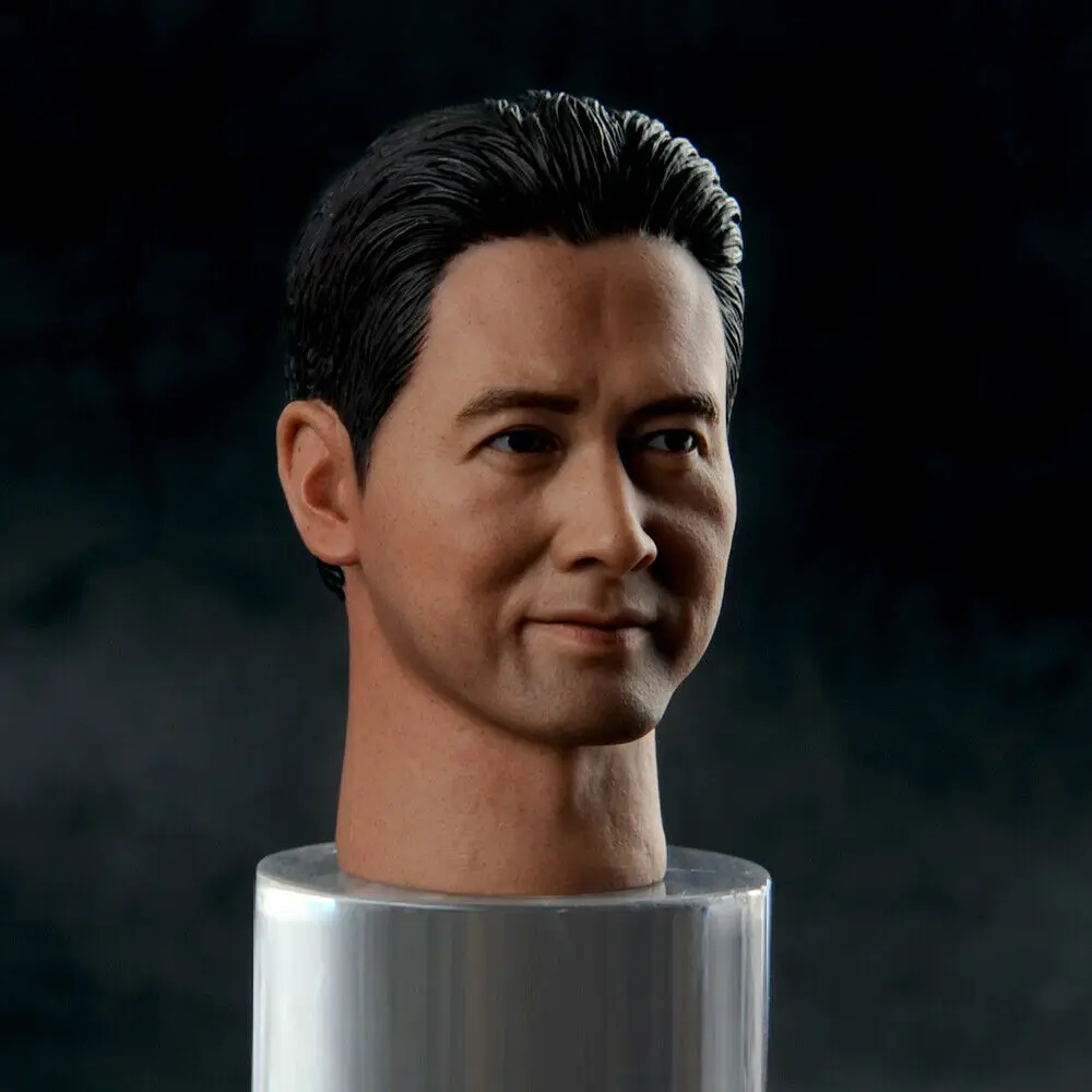 

IN STOCK 1/6 Chow Yun Fat Head Sculpt Head Model for fit 12inches male body