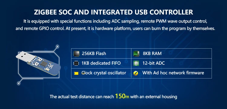 E18-2G4U04B Zigbee CC2531 2,4 ГГц USB порт 4dBm IoT uhf беспроводной приемопередатчик 2,4 ГГц передатчик и модуль приемника