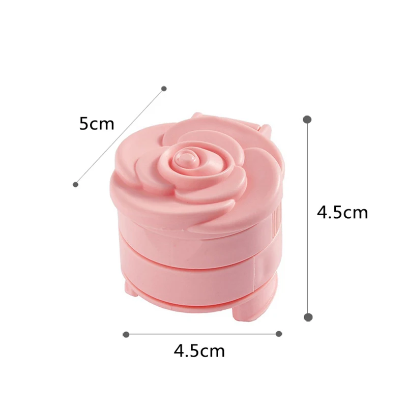 

Plastic Bag Sealed Bottle Cap Bottle Cap Form Plastic Portable Storage Bag Rose Shape Food Preservation Kitchen Storage Tools