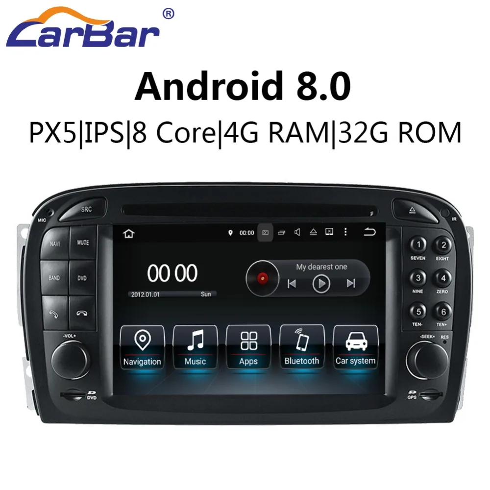 6 2 &quotAndroid автомобильный DVD GPS навигация аудио стерео плеер для Mercedes Benz SL R230 2001-2007 |