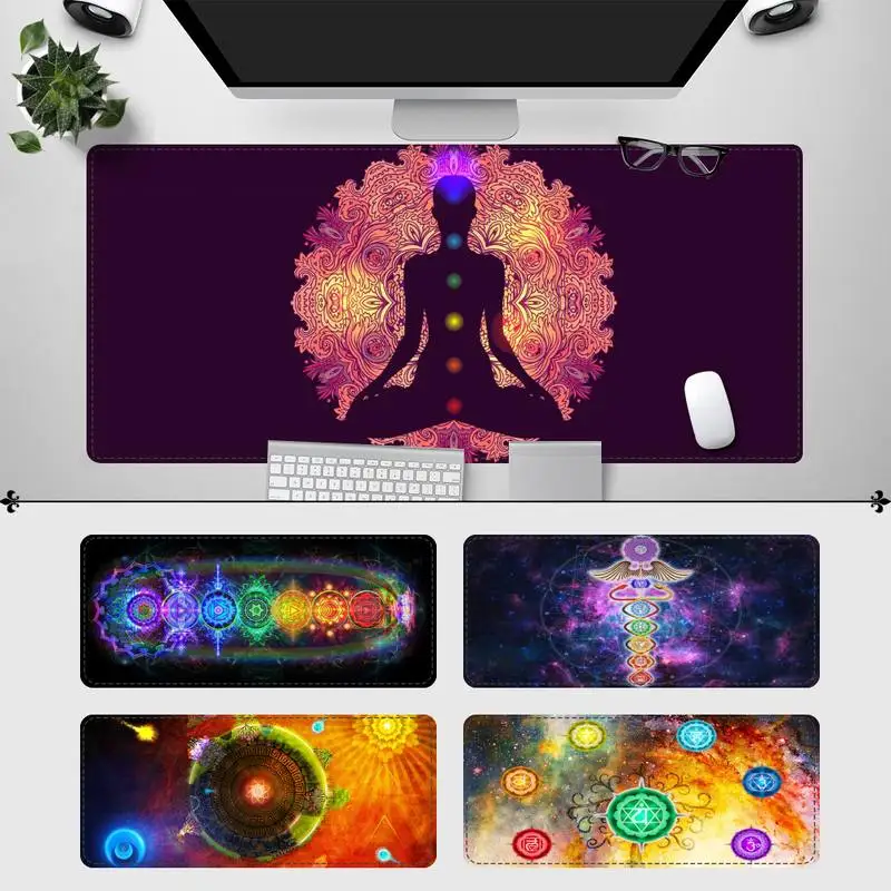 

Cheap Chakra Gaming Mouse Pad PC Laptop Gamer Mousepad Anime Antislip Mat Keyboard Desk Mat For Overwatch/CS GO