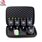 Комплект беспроводной рыболовной сигнализации 4 + 1, в европейском стиле, для морской рыбалки, ловли карпа, метательная удочка