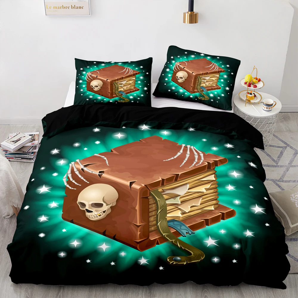 

3D Printing Treasure Box Pattern Bedding Set,140210 Duvet Cover Set With Pillowcase, 210210 Quilt CoverBig Blanket Cover
