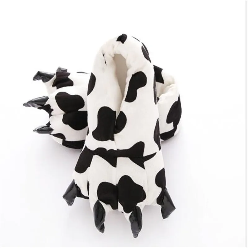 Хит продаж женская зимняя обувь лапы и милые носки с рисунками зверей из