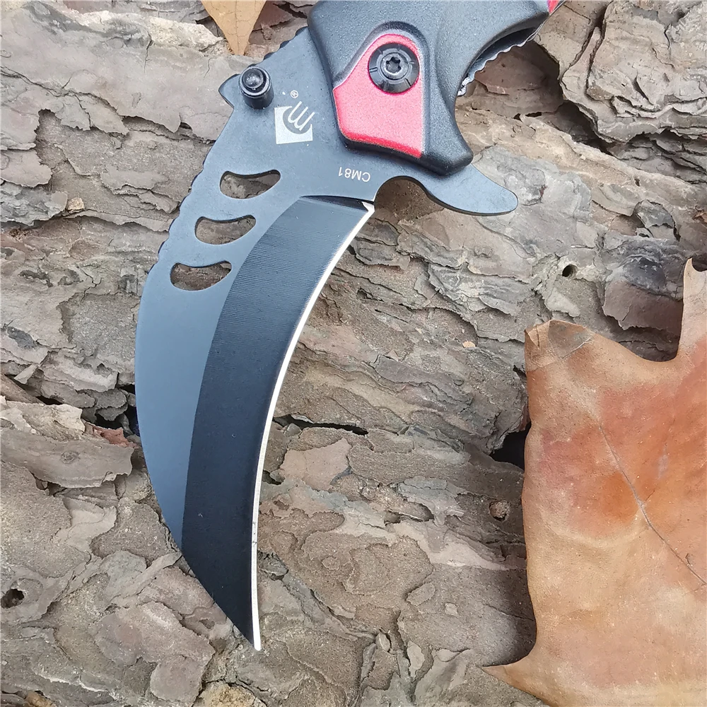 Открытый тактический походный охотничий карманный складной нож Karambit аварийное