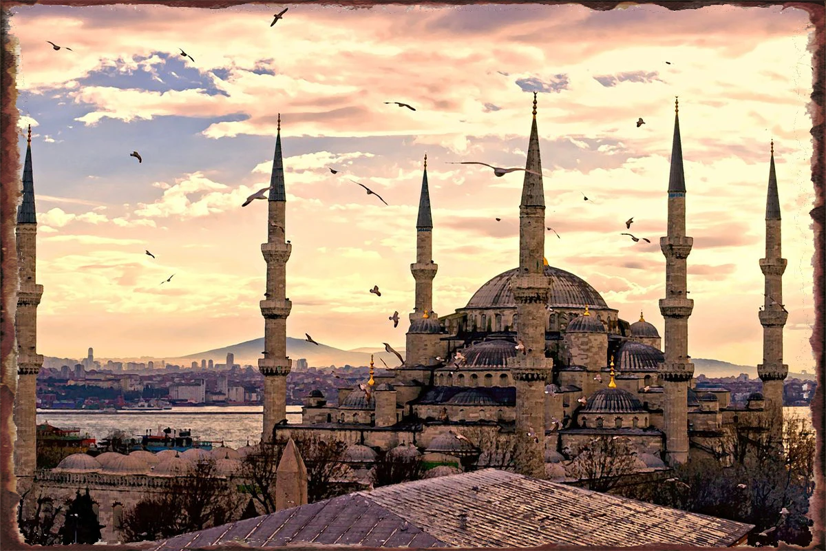 Японский пейзаж металлическая вывеска жестяные таблички Настенный декор для