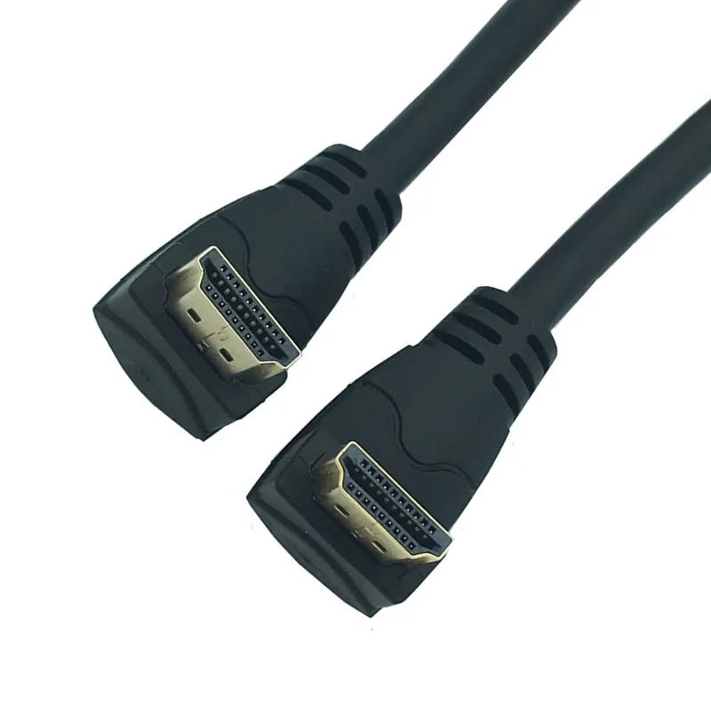 4K HD TV 2 0 кабель с углом поворота 90/270 градусов HDMI совместимый к кабелю 2K * для ТВ ПК