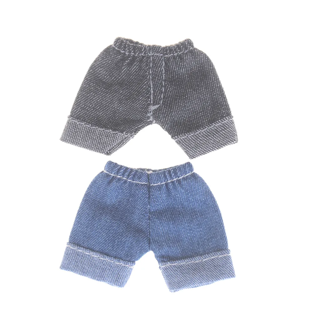 

2Colors Doll Jeans Leggings Obitsu11 OB11 1/12 BJD Doll Short Pants Clothes Accessories