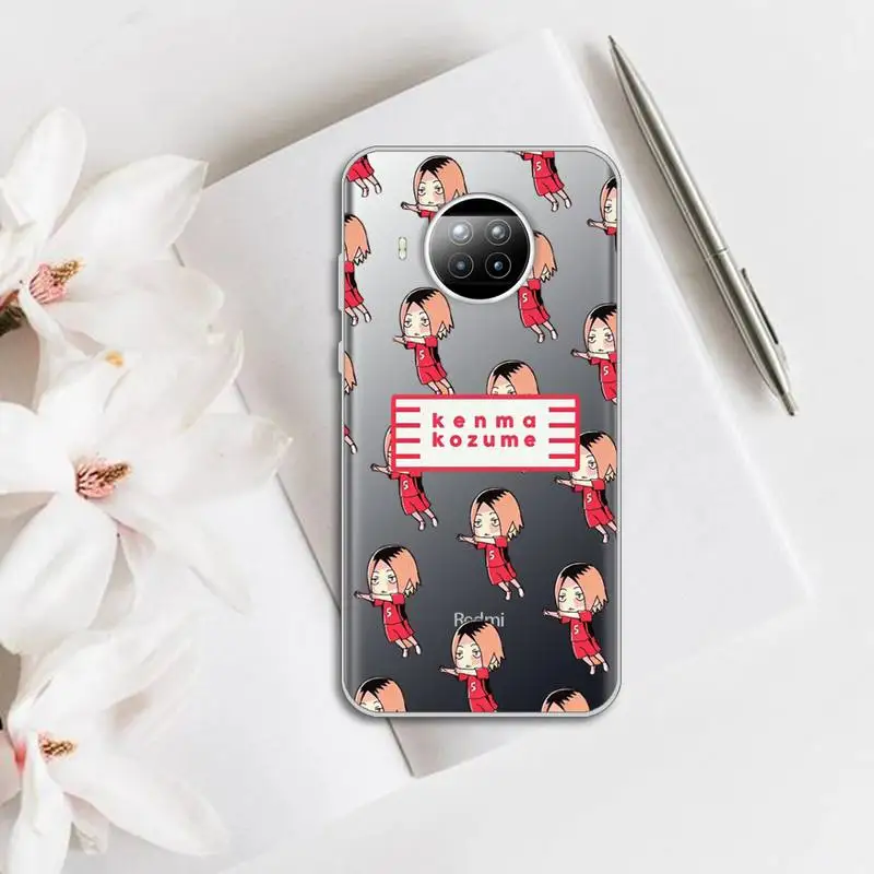 

Kenma Kozume Haikyuu!! Phone Case Transparent for Xiaomi mi Redmi note 10 t 8 9 pro lite 11 Samsung S 8 9 10 20 plus ultra