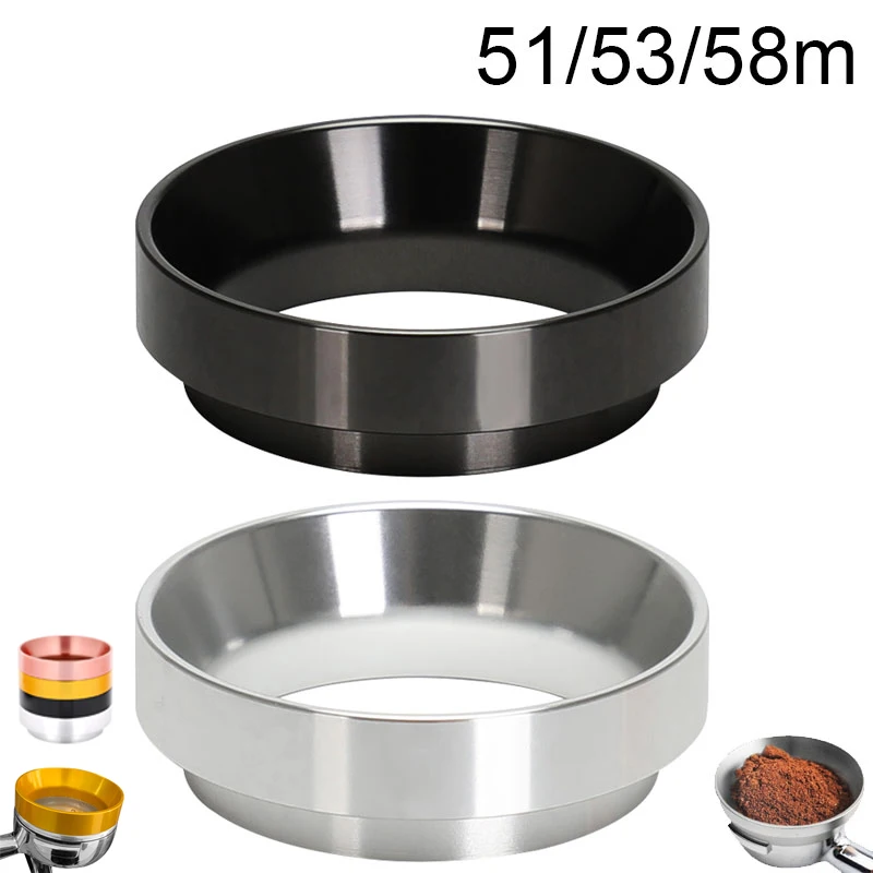 Aluminum Dosing Ring 58MM/53MM/51MM Filter for Brewing Bowl Coffee Powder Basket Spoon Tool Tampers Portafilter Coffeeware