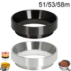 Дозирующее кольцо из алюминия, фильтр 58 мм53 мм51 мм для чаши для заваривания, корзина для кофейного порошка, инструмент-ложка тамперов, портафильтр, кофейная посуда