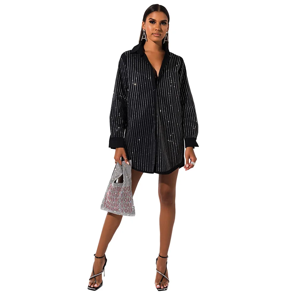 Женское платье рубашка с длинным рукавом зимнее асимметричное свободное в