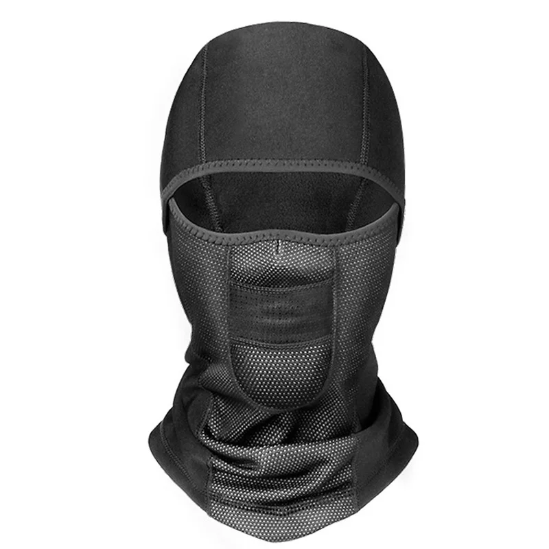 MK050 Зимняя велосипедная шапка, Флисовая теплая ветрозащитная мотоциклетная Балаклава, лыжная маска, шарф, защитная маска для езды на мотоцикле, велосипеде - Цвет: MK050