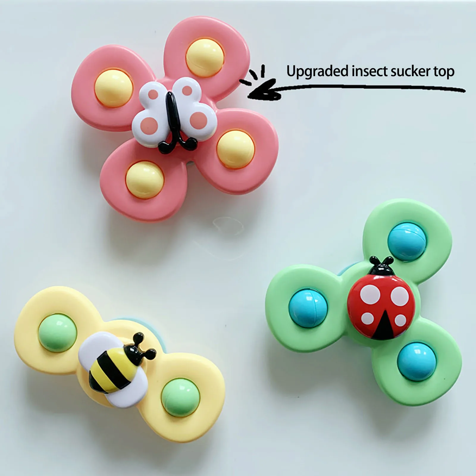 

Eating Sucker Dining Chair Artifact Children's Toy Rotating Bath Toy Windmill