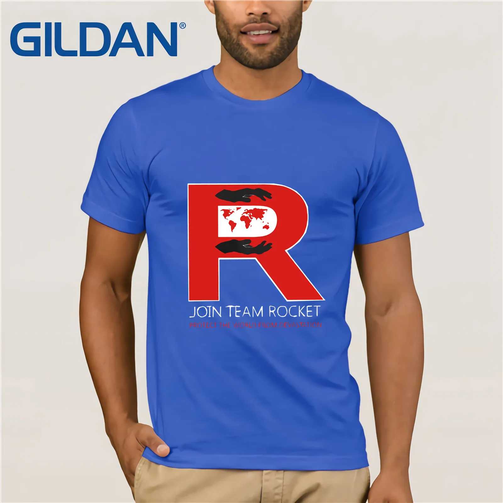 Футболка Join Team Rocket мужская обычная одежда Винтажная футболка с круглым вырезом