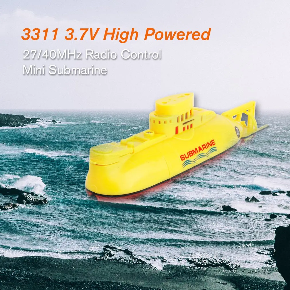 Мини подводная лодка RC скоростная лодка модель с высокой мощностью RC Подводная лодка для детей