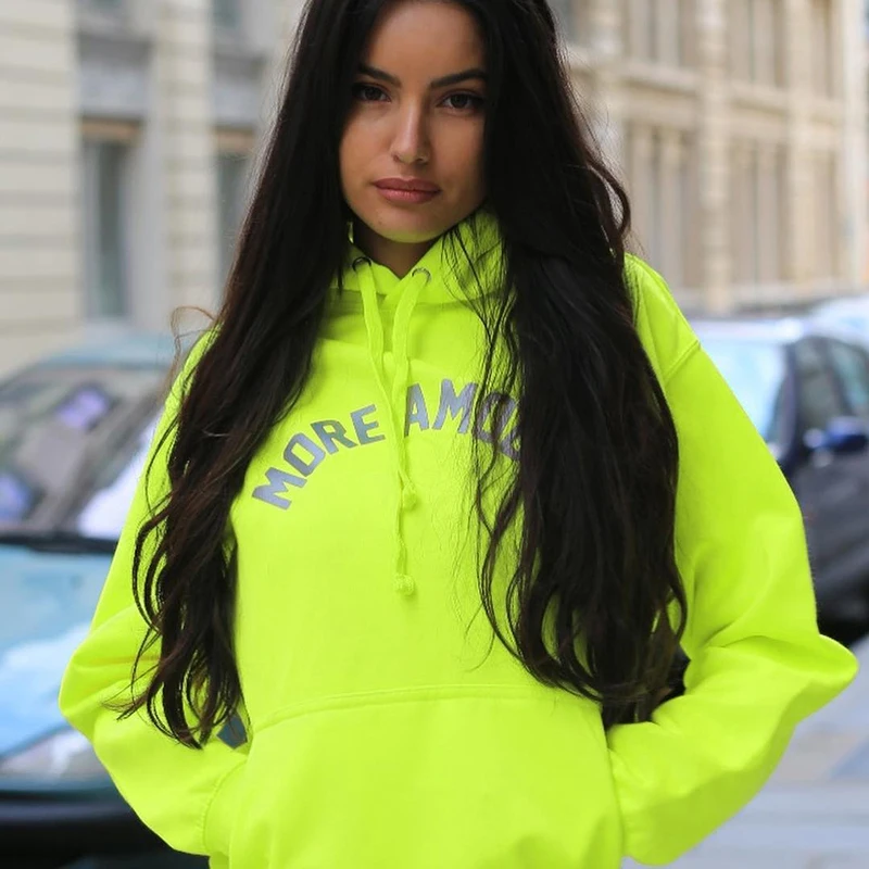 InstaHot с надписью Ptrinted Drawstring толстовки оверсайз Харадзюку хлопок Женская толстовка осень Wimter Повседневная Уличная куртка
