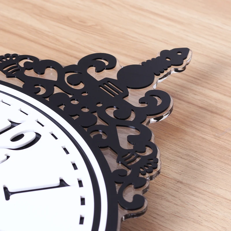 Часы настенные в винтажном стиле креативные зеркальные наклейки сделай сам