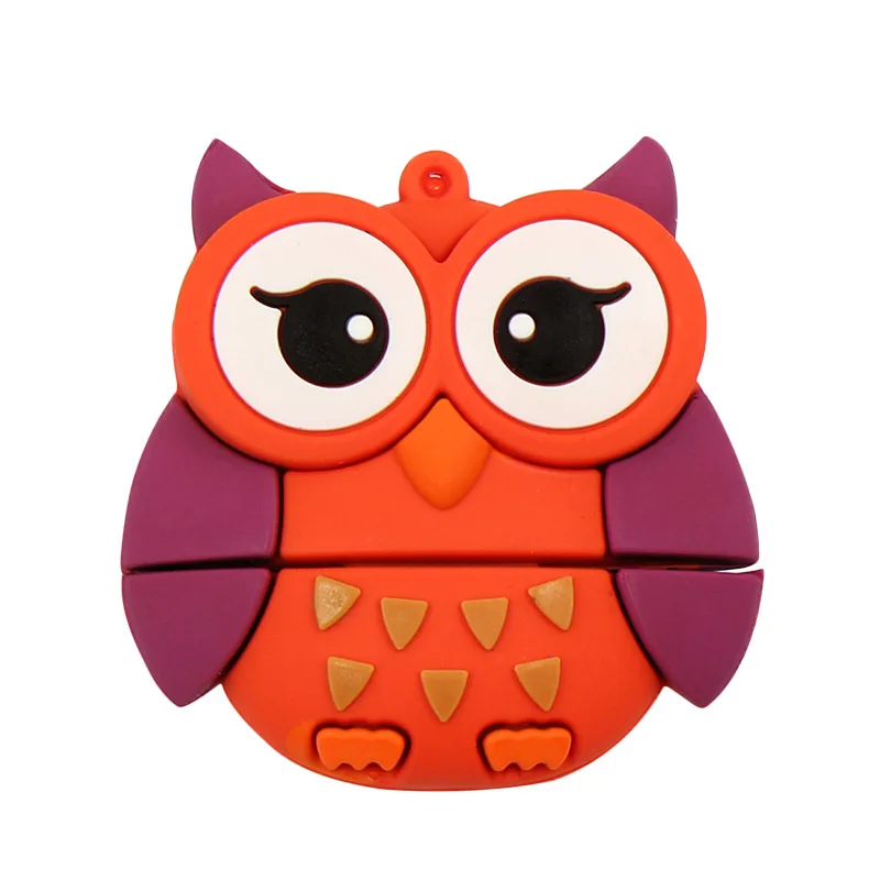 

new usb flash drive cartoon pen drive creative cute fox/owl/bee pendrive 4GB 8GB 16GB 32GB animal penguin usb memory stick gift