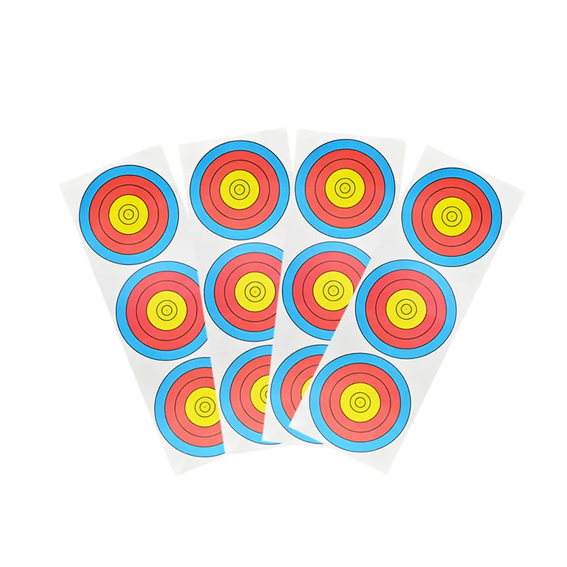 10pcs 63*22cm Archery Target Paper Triple Shooting Training Practicing Accessory | Спорт и развлечения