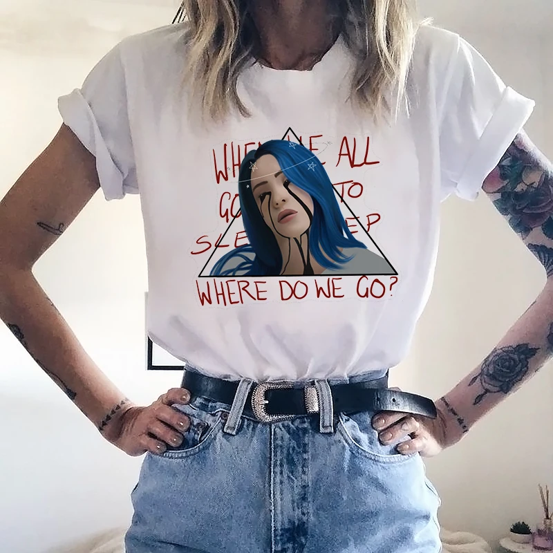 Новинка Billie Eilish белая футболка Черная Мужская футболка Titanfall BE Logo Print Модальные Мягкие Летние топы с коротким рукавом Homme - Цвет: 10