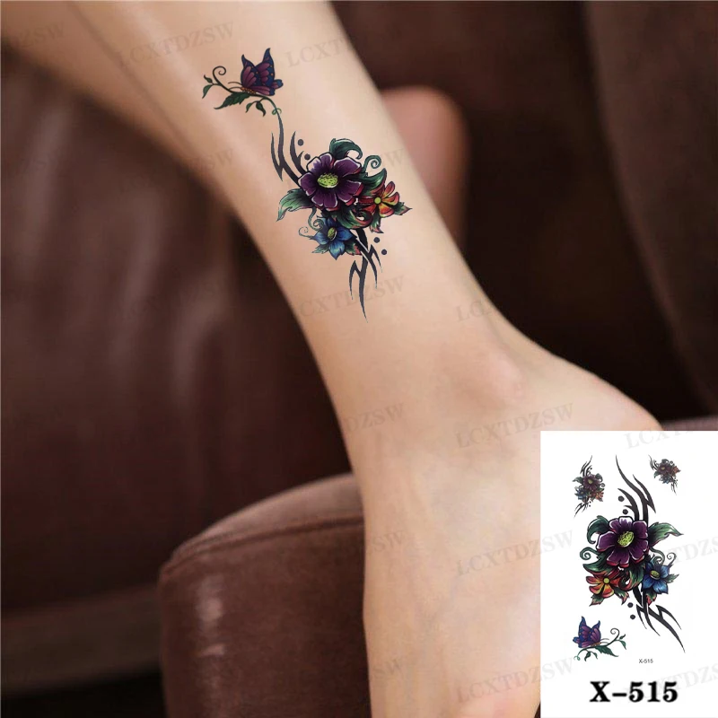 Temporary Waterproof Tattoo Stickers, Lip Prints, Caricatures, Girl Fake Tattoos, One-Time Decoration, Male And Female Body Art
