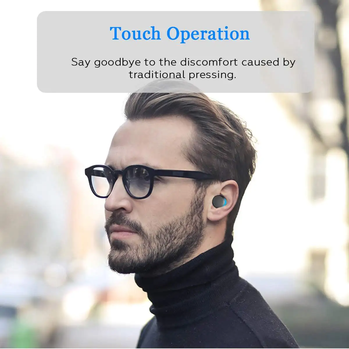 CALETOP TWS Bluetooth 5,0 беспроводные мини наушники с двумя микрофонами IPX8 спортивная Гарнитура для плавания 3000 мАч зарядная коробка