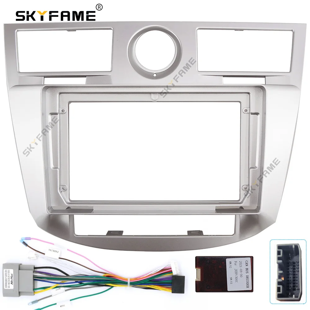 SKYFAME-Adaptador de marco de salpicadero para coche, Kit de Radio Android, placa frontal, para Chrysler Sebring 2008