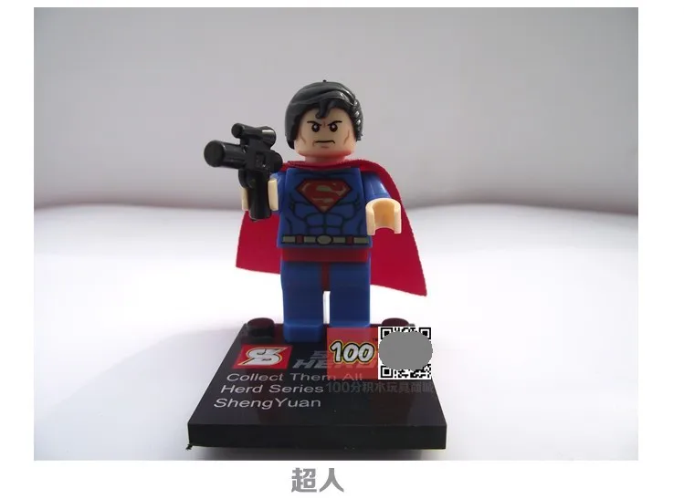 SY180 Super Man Marvel Человек-муравей, одна распродажа, фигурка Deathstroke Сокол, Бэтмен, строительные блоки, наборы Мстителей, модели, кирпичи, игрушки - Цвет: SY180 Super Man