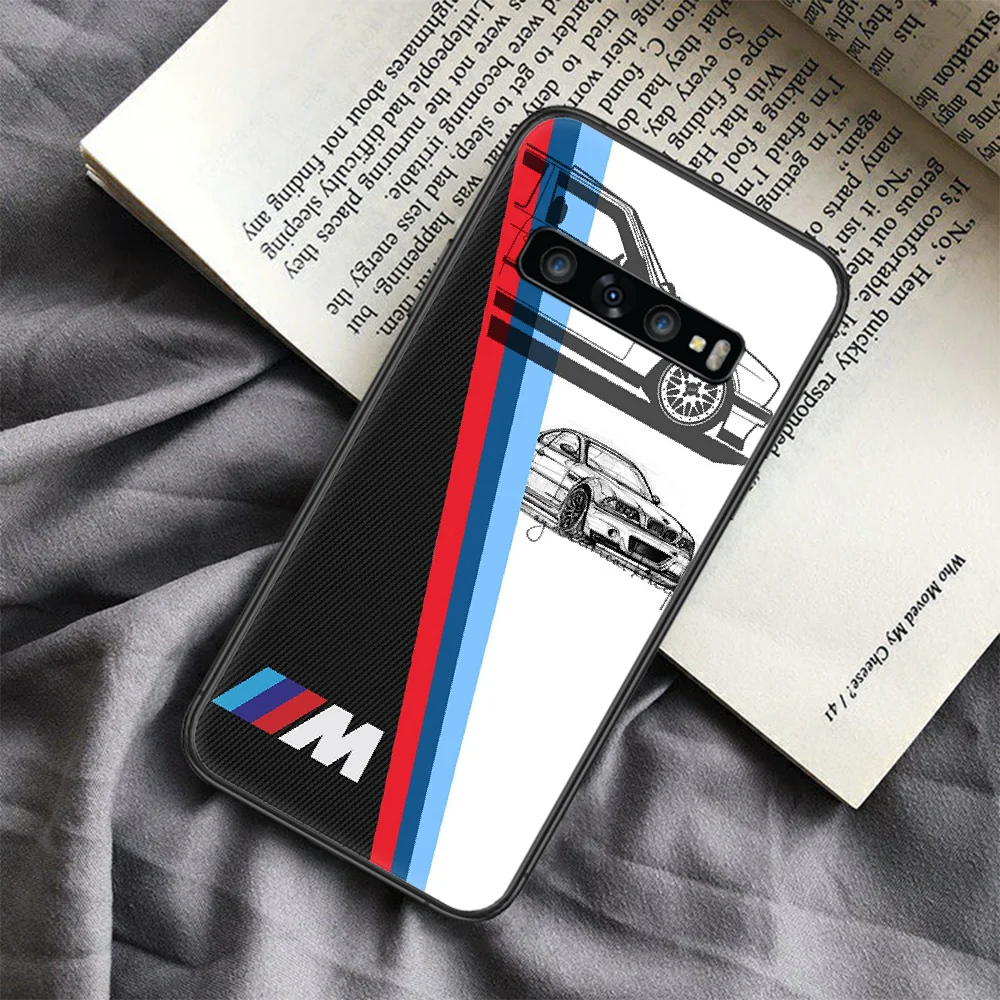

Blue Red Sport Car M Phone Case For Samsung Galaxy Note S 8 9 10 20 Plus E Lite Uitra Black Cover Trend Coque Fashion Cell Tpu