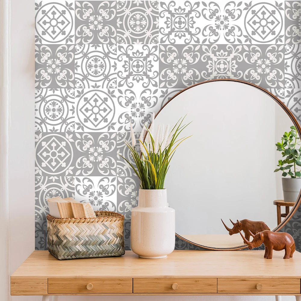 

21*100cm*7pcs Laptop Sticker Cabinet Sticker Waterproof Floor Sticker For Kitchen Bathroom Wallpaper MF013-018