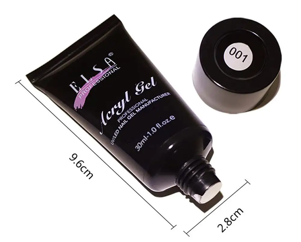 30g Poly Extension Nail Acrylic Pink White Clear Crystal UV LED Builder Gel Tips Enhancement Slip Solution Quick Extension Gel