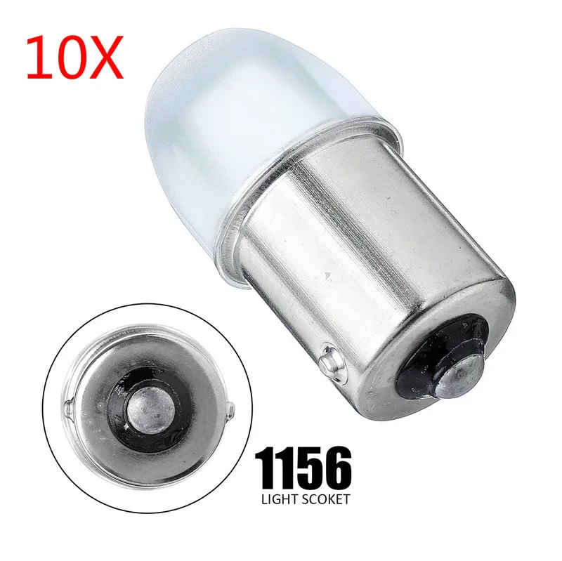 10pcs 1156 60LM 1W Car Brake 12V Turn Signal Lamp Bulb 3LED 5630SMD 4Colors Strobe/Constantly bright Light Mode | Автомобили и