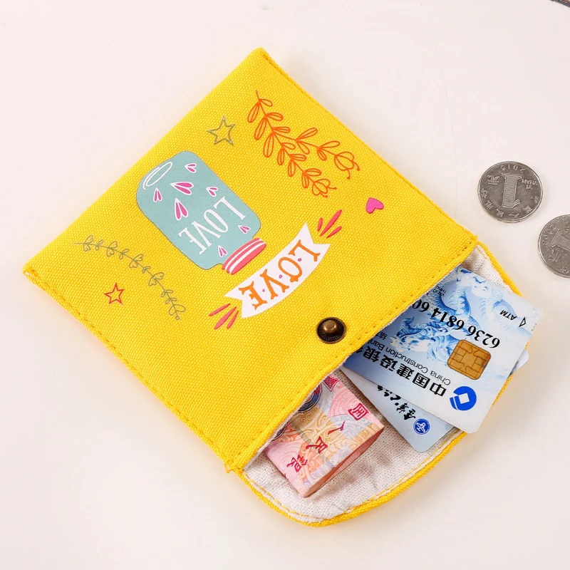 Мини-Кошельки для монет женщин и девушек милая Желтая Женская сумка хранения