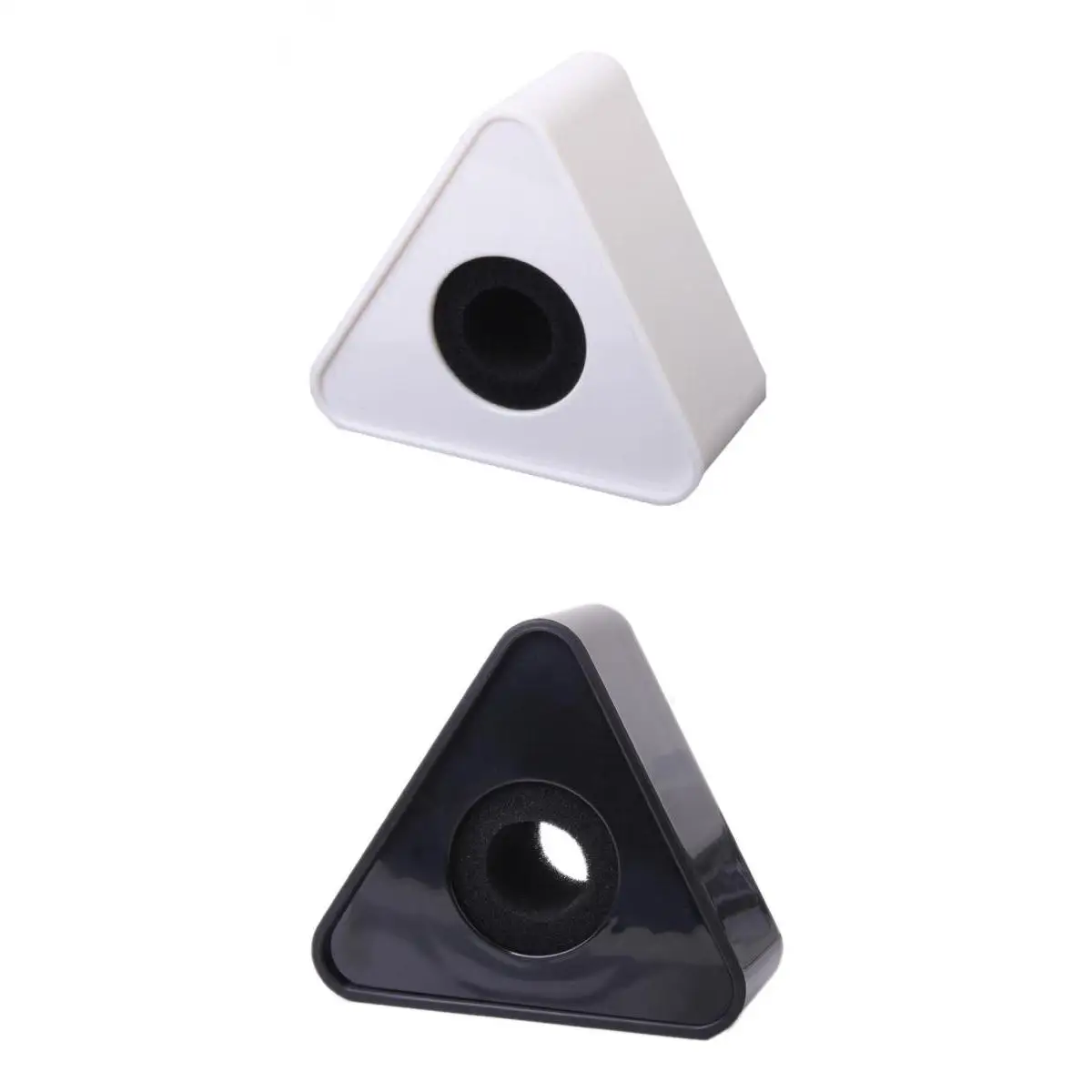 2 шт. ABS Микрофон Интервью треугольный Кубик Рубика флаг станция 39 мм