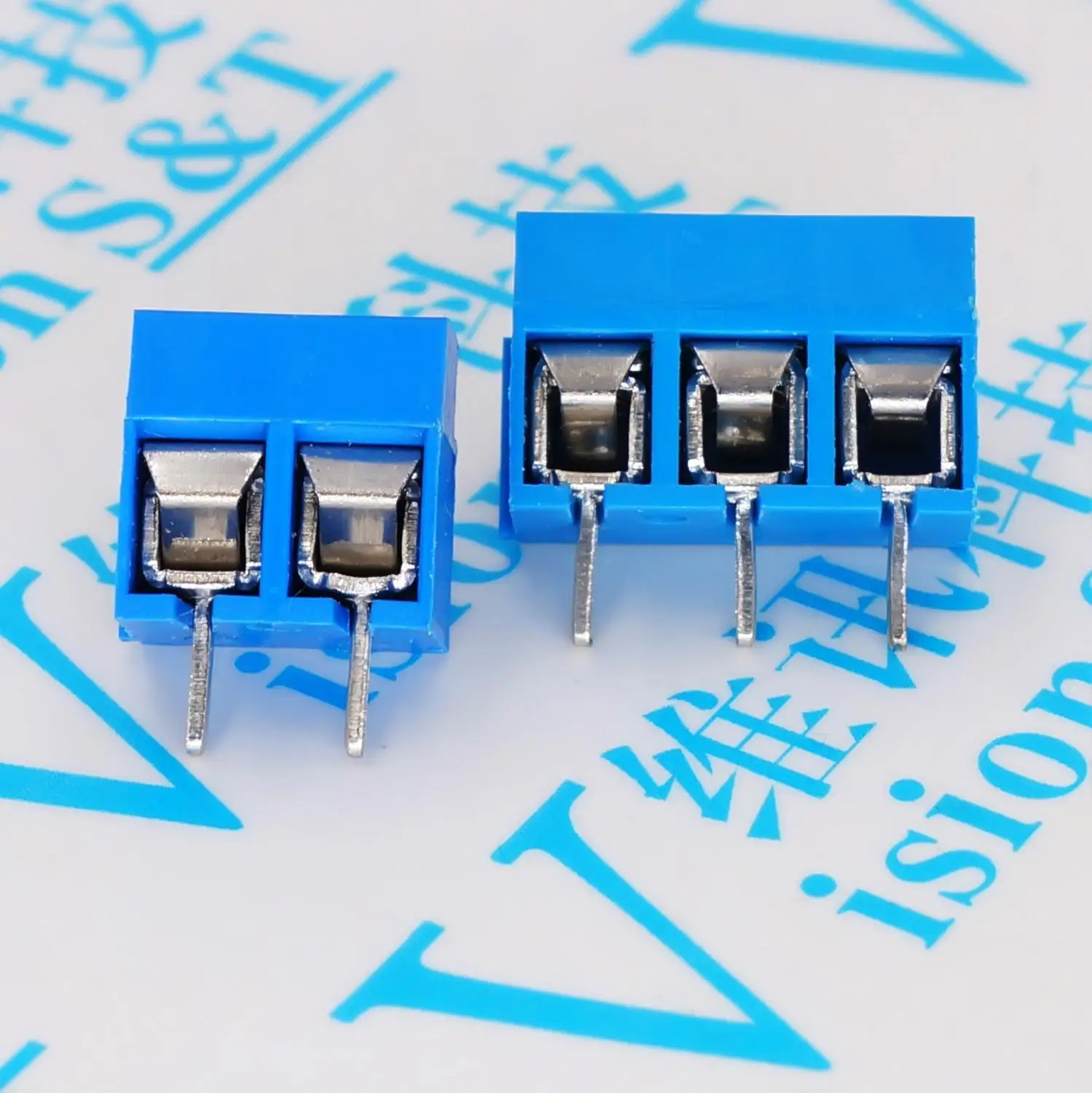 10 шт./лот Φ KF301 винт 2Pin 5 0 мм прямой контакт PCB винтовая Клеммная колодка коннектор