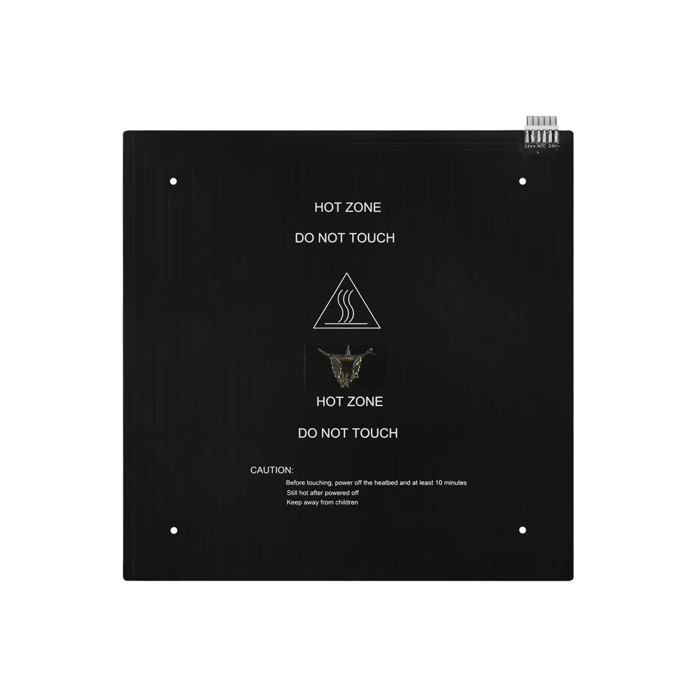 

Twotrees Hot bed kit Aluminum Base Plate Leveling Nut 310x310x3.0mm 24V 260W Welding 6P Terminal 90cm line for Sapphire Plus