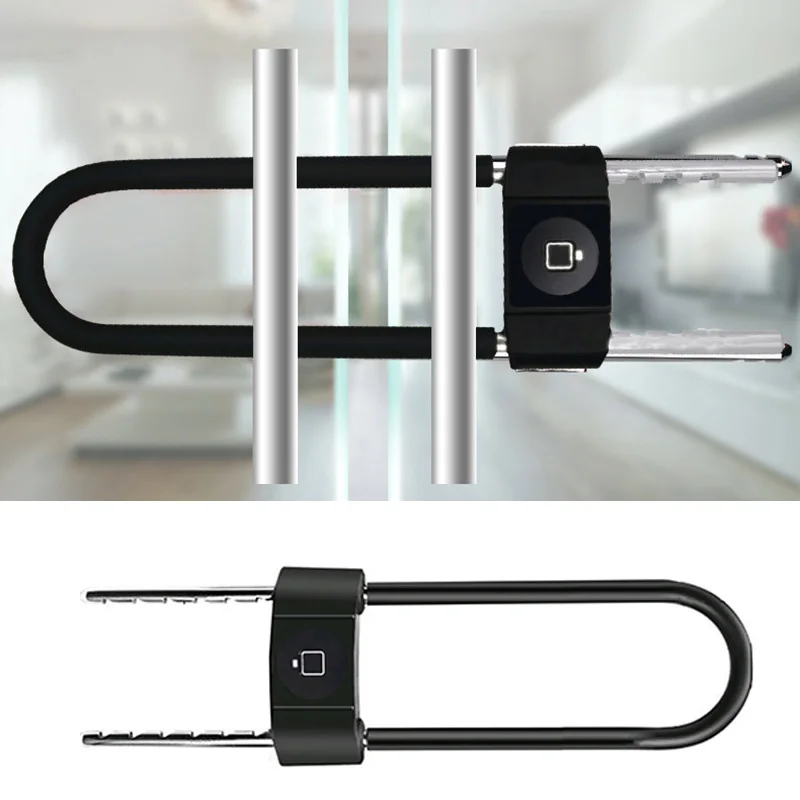 Портативный Умный usb замок для защиты отпечатков пальцев u образный