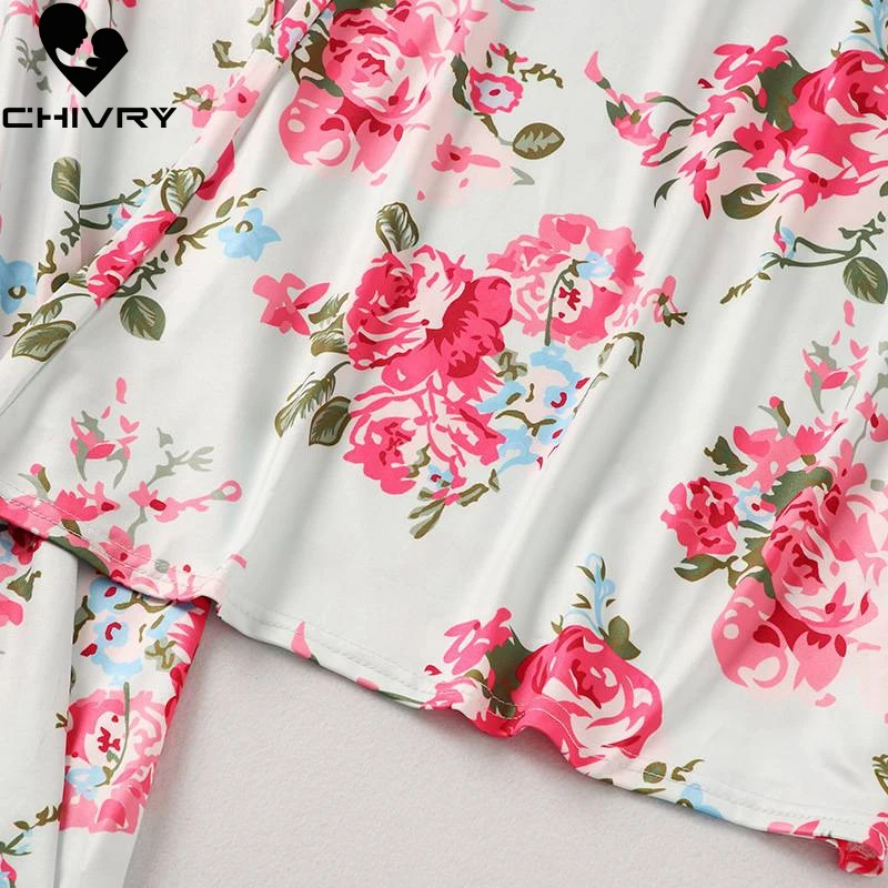 

Chivry New Mother Daughter Dresses Sleeveless Patchwork Floral Long Dress Mom and Daughter Sundress Family Matching Clothes