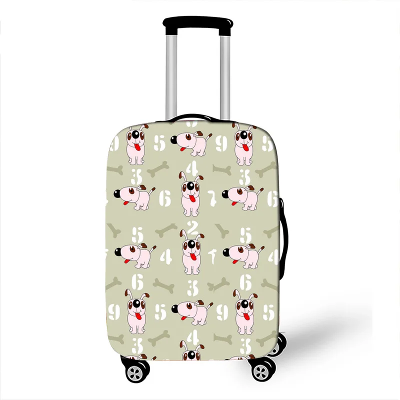 5 Kawaii Animal Women Luggage Case Protective Cover Waterproof Thicken Elastic Suitcase Case Apply 18-32 Inch Travel Accessories - Цвет: 5