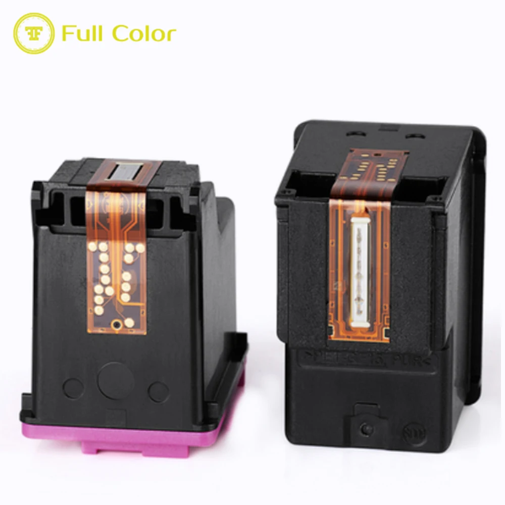 Полноцветный чернильный картридж премиум качества 62 совместимый с принтером hp