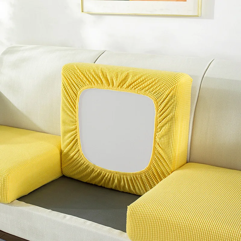 

High Elastic Single Double Sofa Seat Cushion Cover Polar Fleece All-inclusive Anti-Slip Sofa Cover 1/2/3/4 Seater Sofa Covers