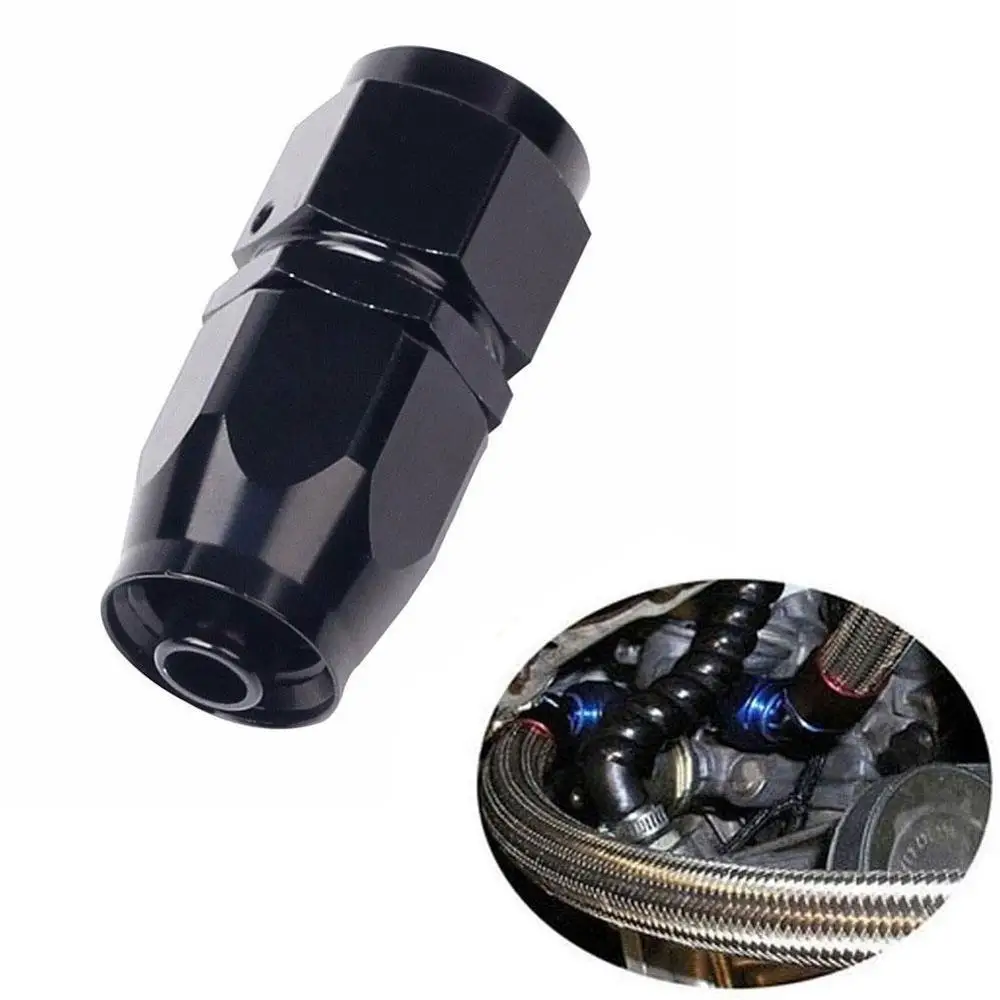 AN10 Auto Oil Cooler Modified Tubing Connector Removable Rotary Direct Head 0 Degree Black | Автомобили и мотоциклы