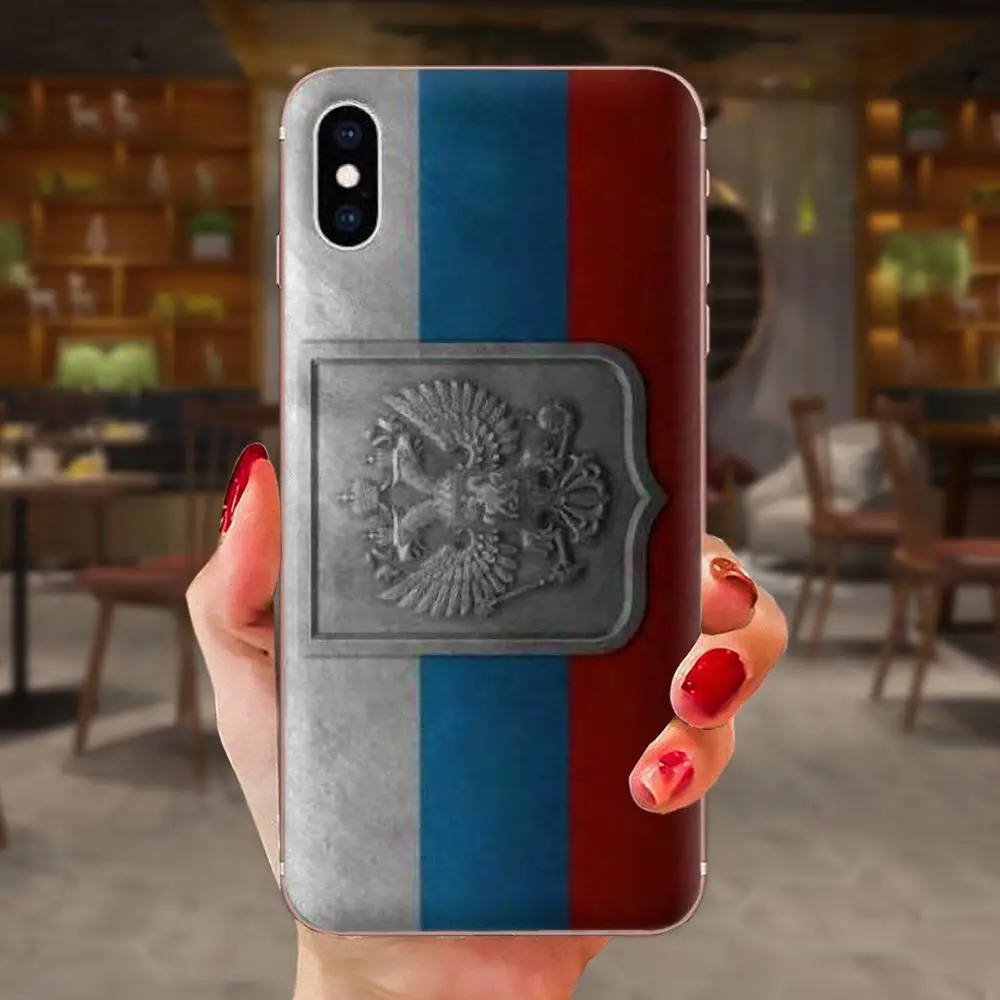 ТПУ дизайн под заказ для Xiaomi Redmi 3 3S 4 4A 4X 5 6 6A 7 K20 Note 2 5A Plus Pro российский герб оружия