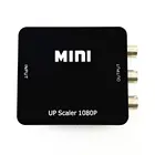 Портативный размер Черный RCA AV в HDMI-совместимый конвертерадаптер подходит для Nintendo для Sega для генов для NES для SNES N64