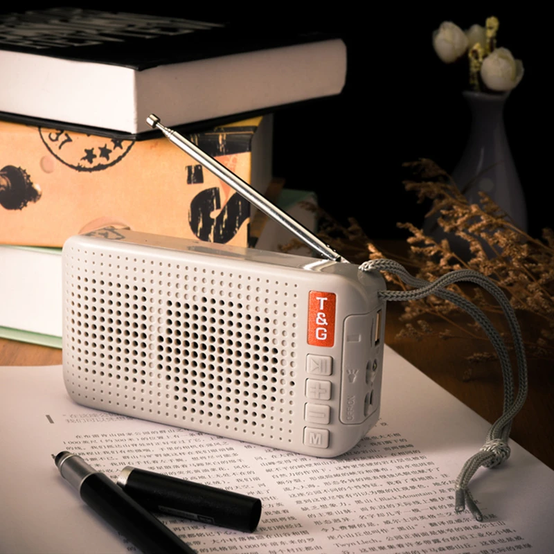 Портативный Bluetooth мини динамик TG с солнечной зарядкой fm радио сабвуфером